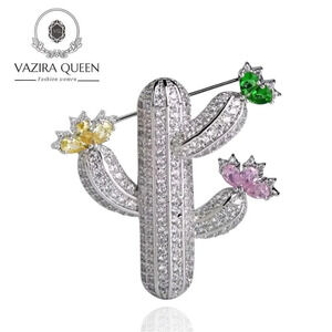 VQ Cactus Brooch